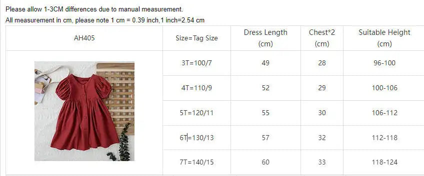 Floral Print Korean Girls Casual Dress — Summer Princess Dress for Children