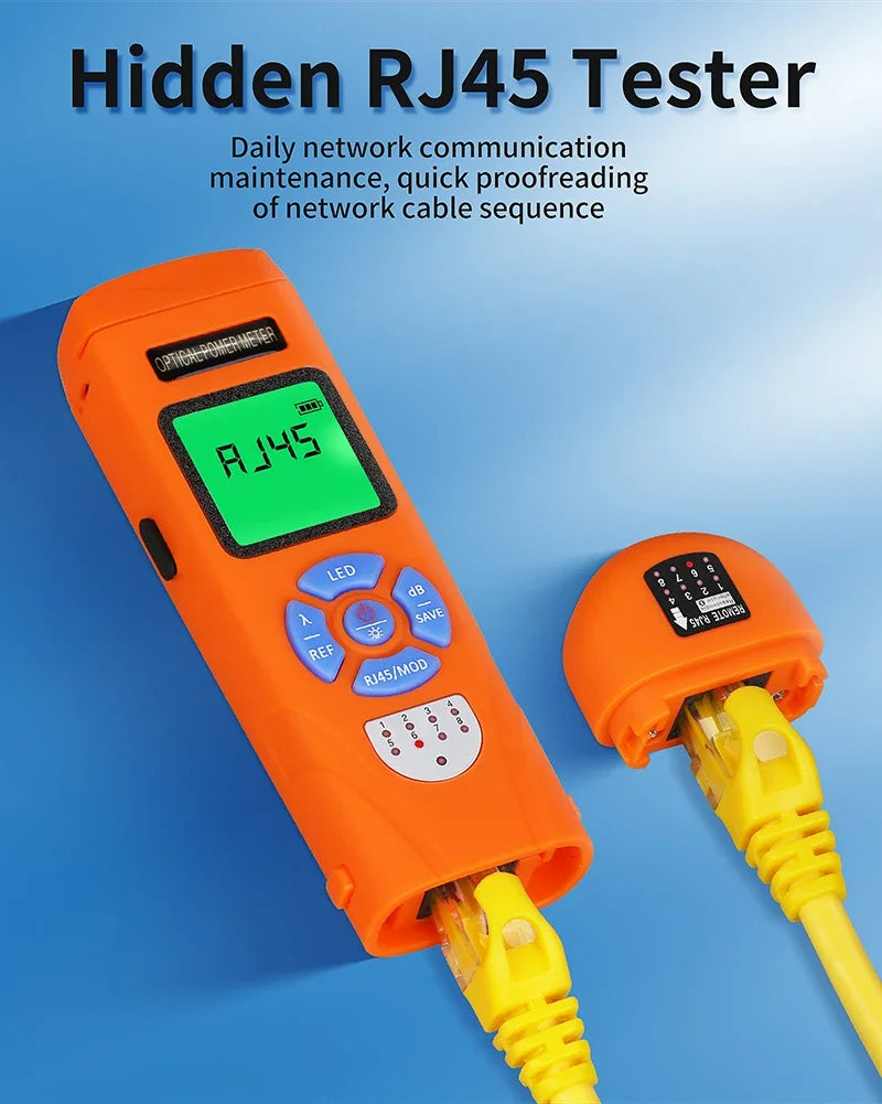 High-Precision FTTH Fiber Optic Power Meter — Digital Optical Signal Tester