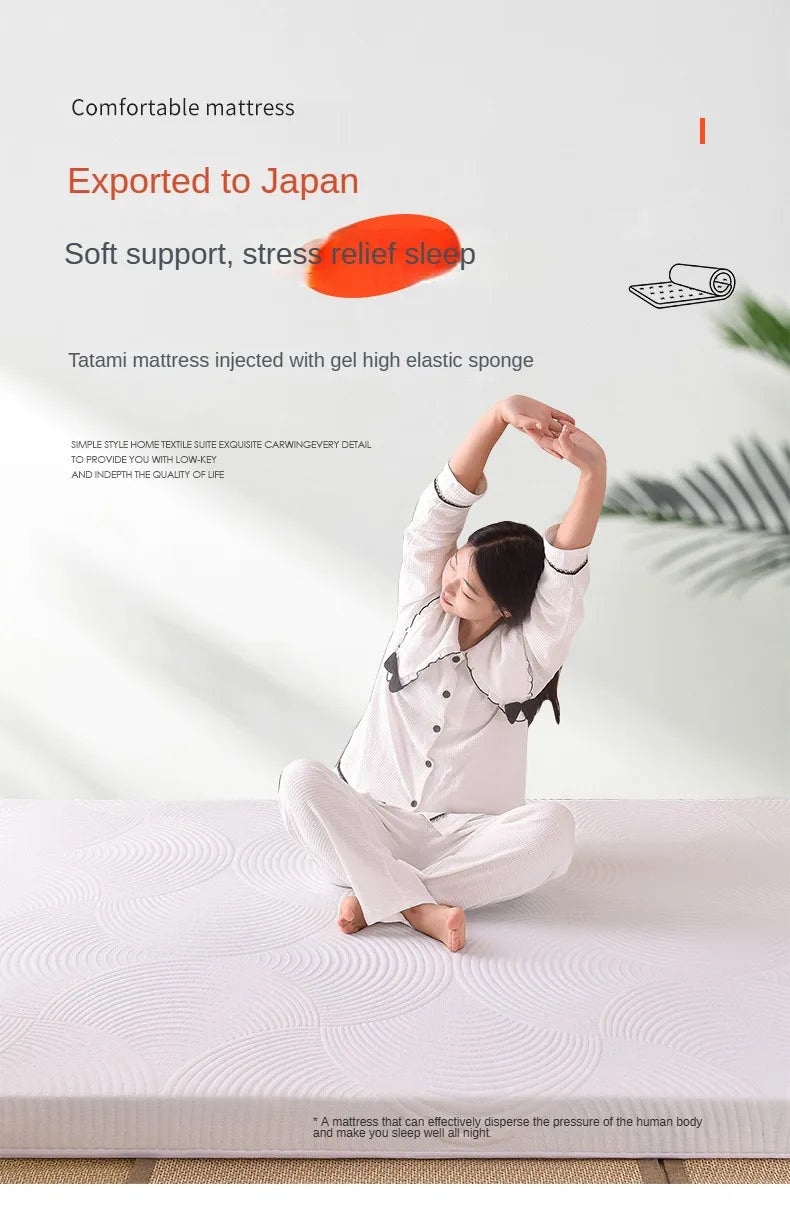 Cooling Gel Memory Foam Mattress Topper – 8cm Thick, Removable Cover, Pain Relief