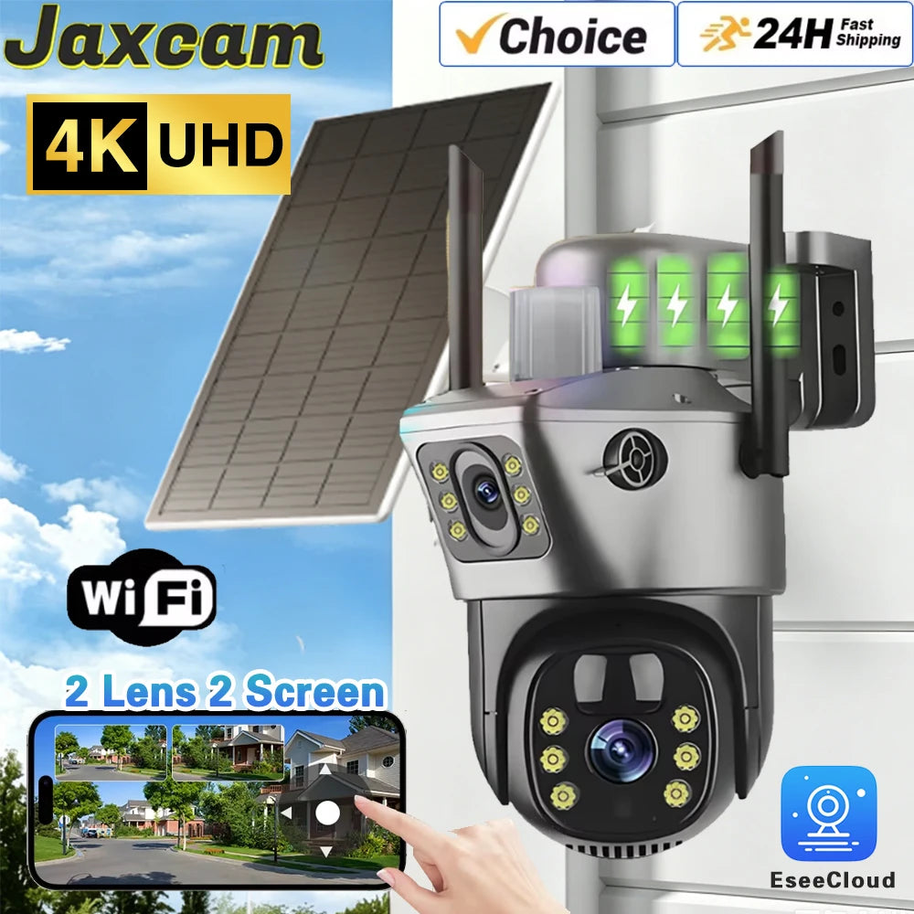 Jaxcam Solar Security Camera – Wi-Fi or 4G Options