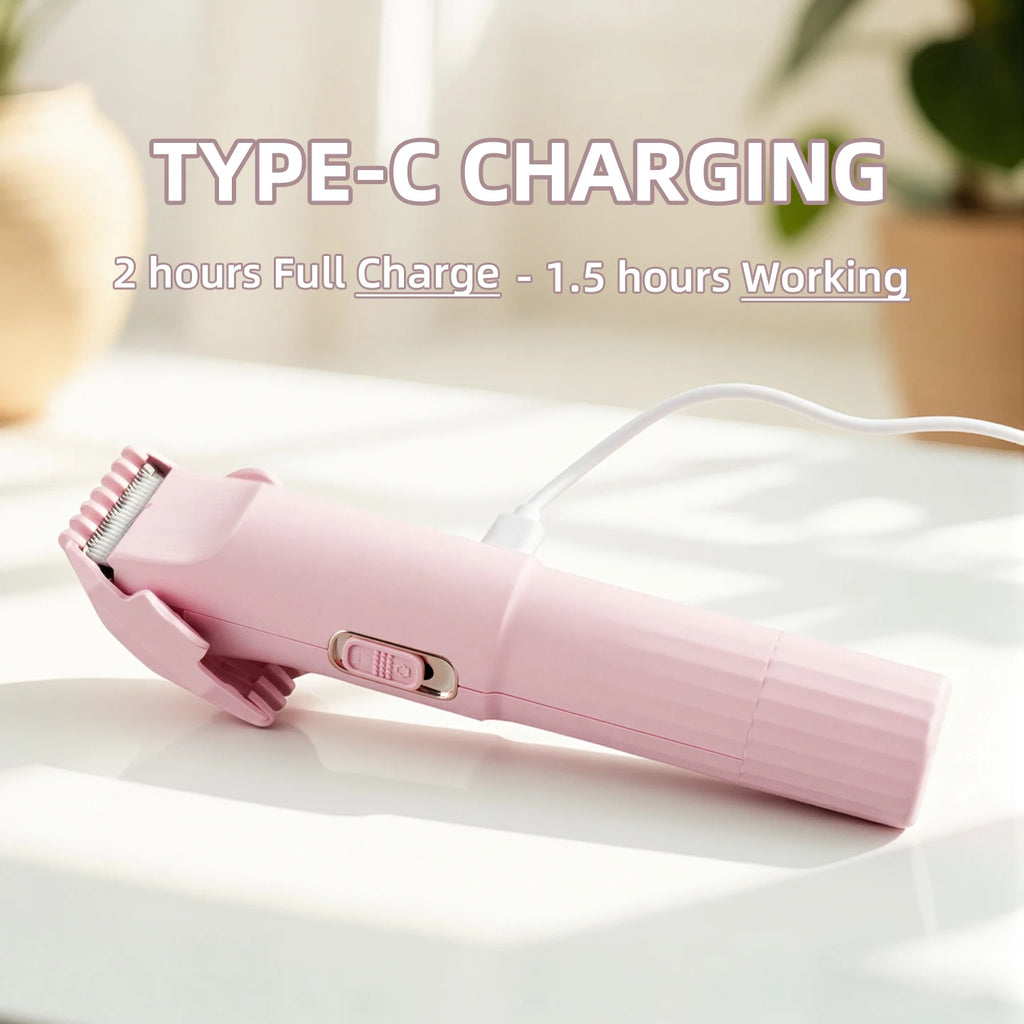 OMUONE Women's Double-Head Electric Epilator & Shaver – USB Rechargeable, 65-Min Runtime