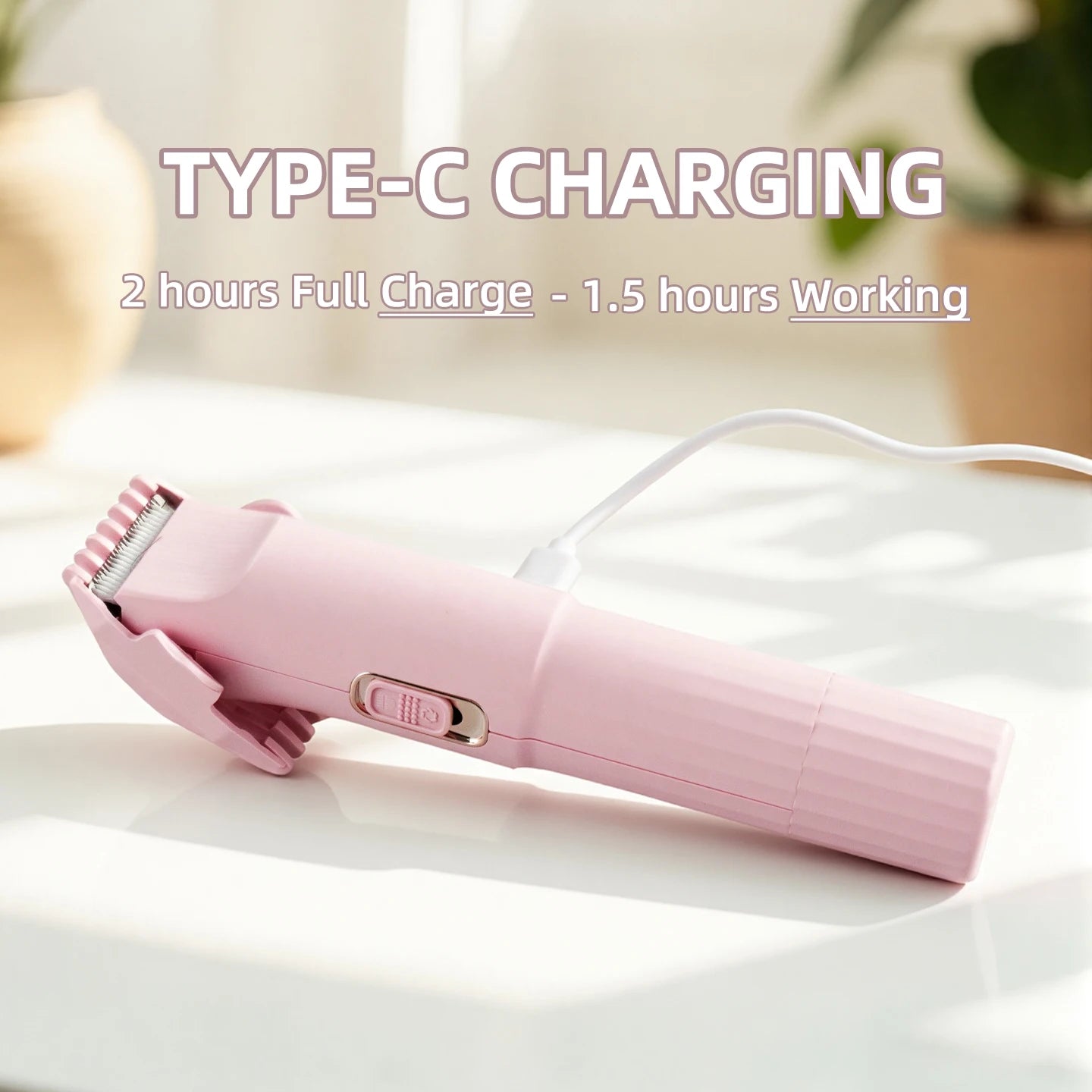 OMUONE Women's Double-Head Electric Epilator & Shaver – USB Rechargeable, 65-Min Runtime