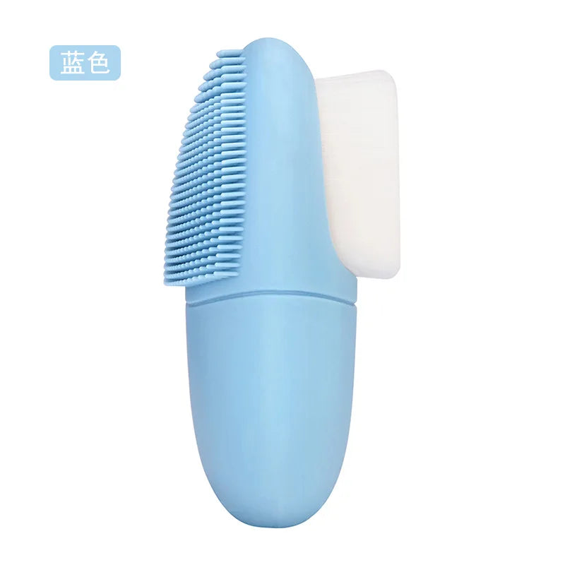Double-Sided Silicone Facial Cleansing Brush – Manual Deep Pore Cleanser & Gentle Exfoliator