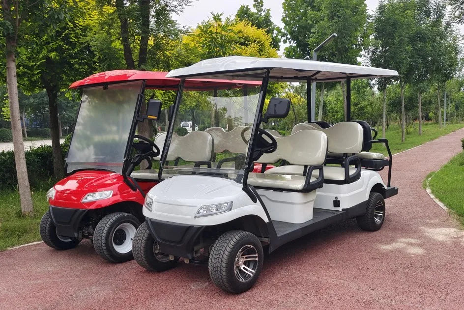 Street Legal 2-Seat Electric Golf Cart — 48V–72V AC Controller, 5000W Motor