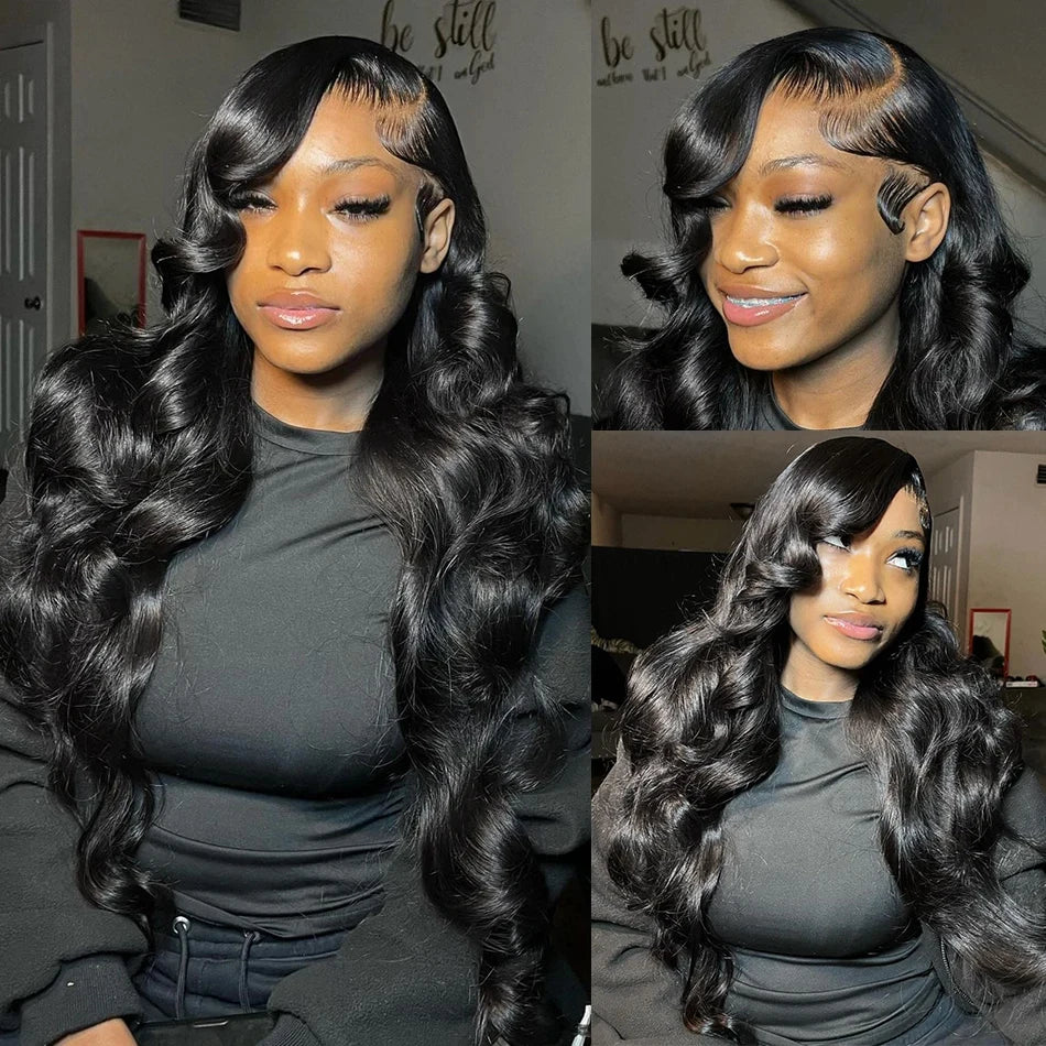 40 Inch Body Wave Lace Front Wig | 13x4 13x6 360 HD Lace Pre-Plucked Brazilian Human Hair for Black Women