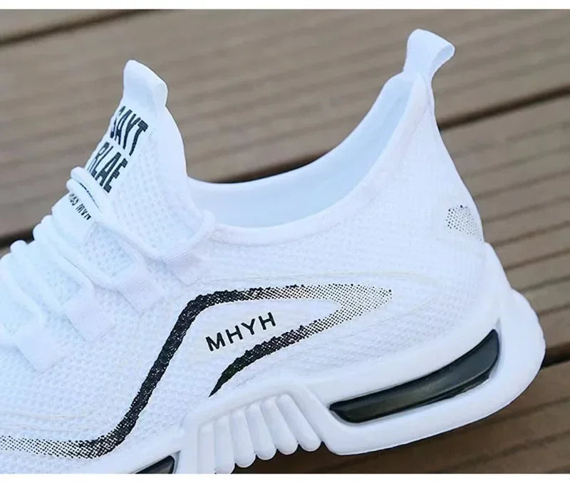 Men's Slip-On Fashion Sneakers – Breathable Running & Gym Shoes