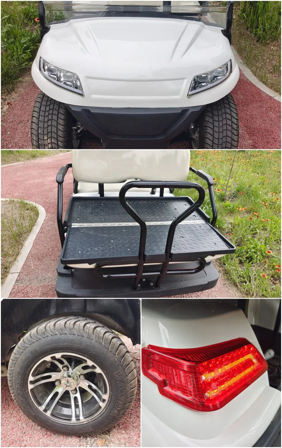 Electric Golf Cart — 2 Seater Street Legal 5KW 48V/60V/72V Lithium Hunting Cart