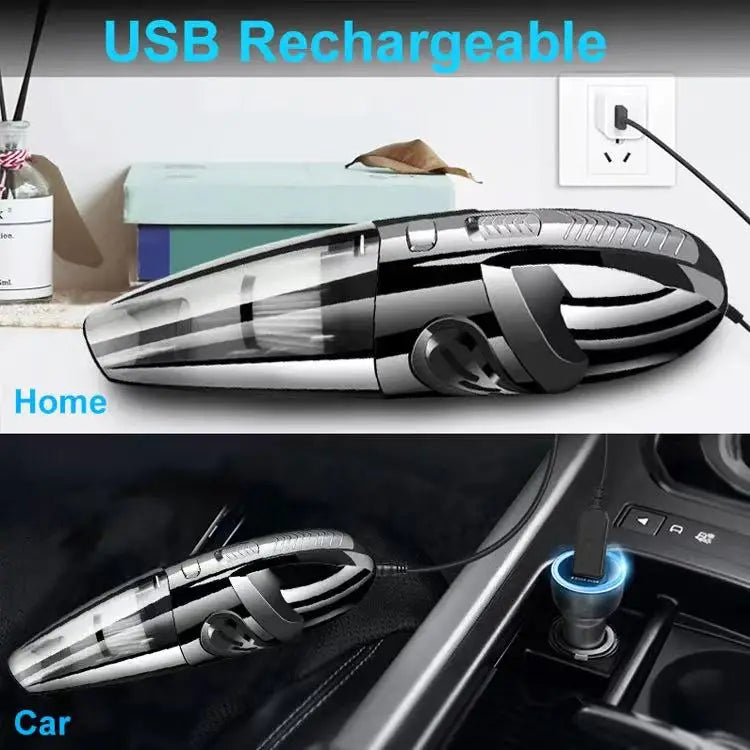 Portable Wireless Handheld Vacuum Cleaner – Powerful Suction for Car, Home & Pet Hair