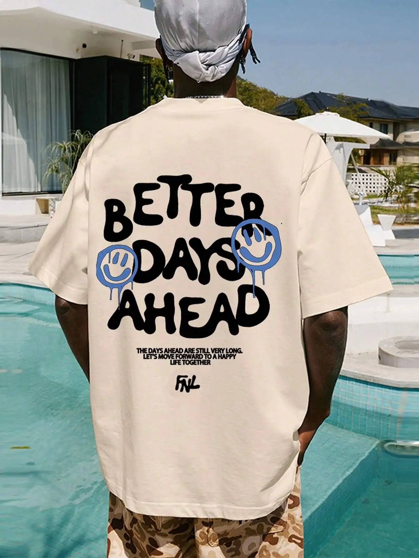 Better Days Ahead Graphic Oversized T-Shirt — Casual Unisex Cotton Tee