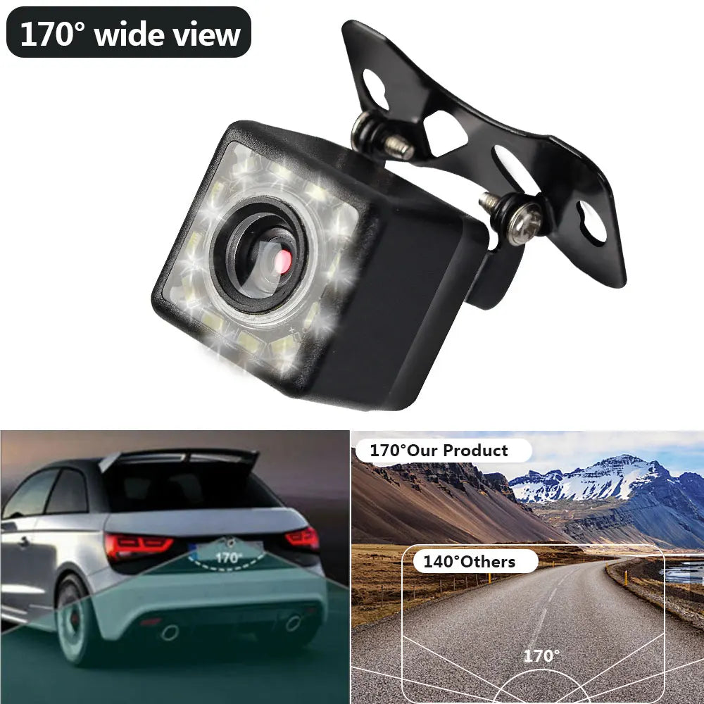 4.3" HD Car Rear View Mirror Parking Monitor — Backup Camera Display