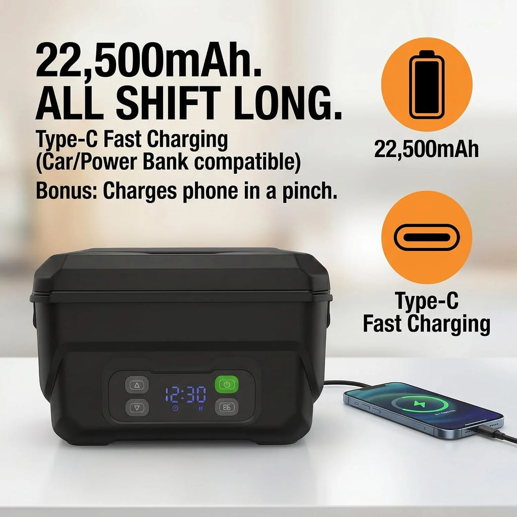 1500ml Electric Lunch Box – USB Food Warmer