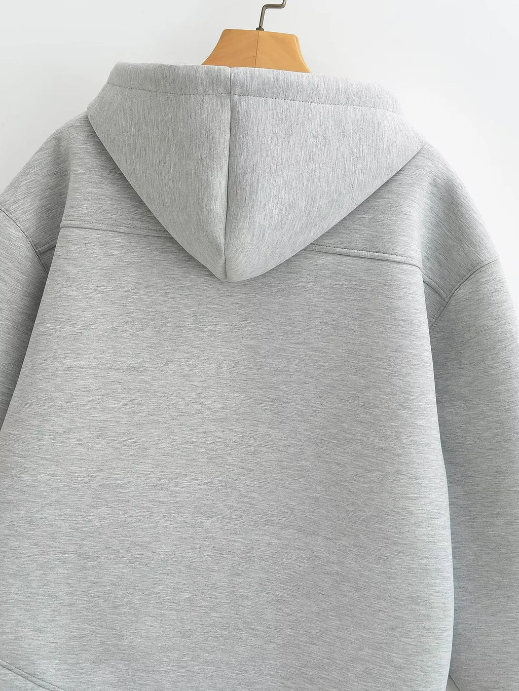 Women's Oversized Zip-Up Hoodie Coat – High Street Double Pocket Outerwear