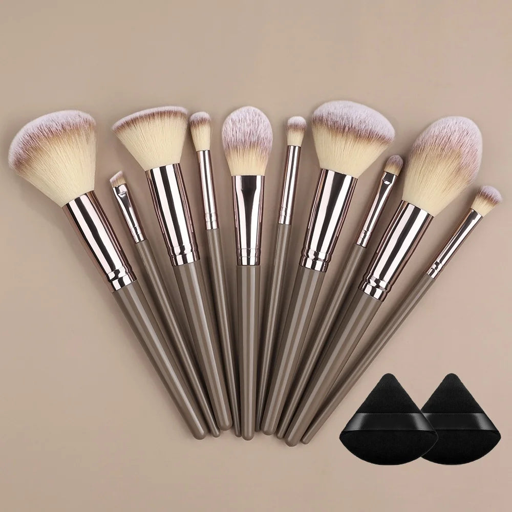 Super Soft Detail Makeup Brush Set — Blush, Highlighter, Foundation & Eyeshadow
