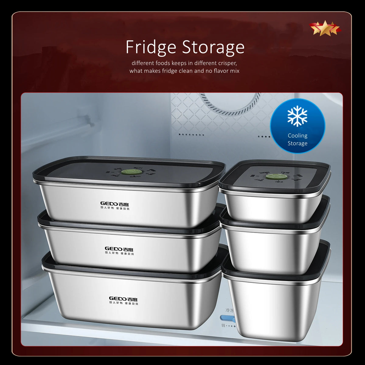 Stainless Steel Food Storage Container – Silicone Seal