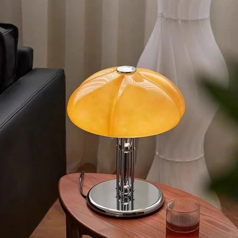 Mushroom Table Lamp – Warm White Button Control