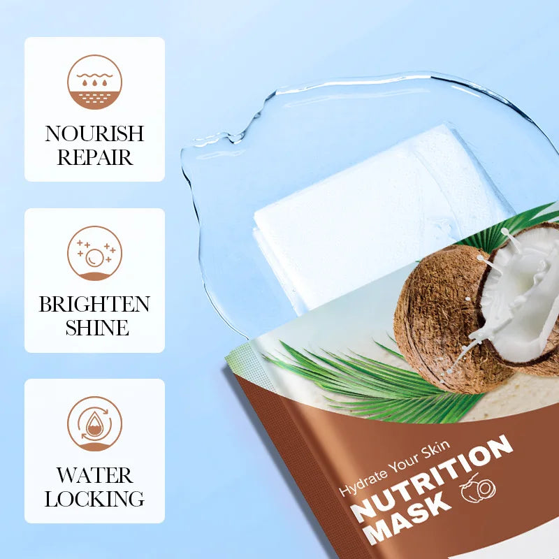 Fruit Facial Sheet Masks — Moisturizing 10 Pack