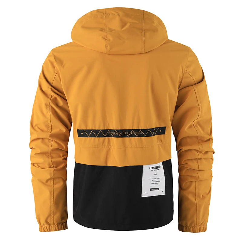 Men's Detachable-Hood Lightweight Jacket