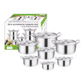 Aluminum Cookware Set – Stackable 5- & 7-Piece Options