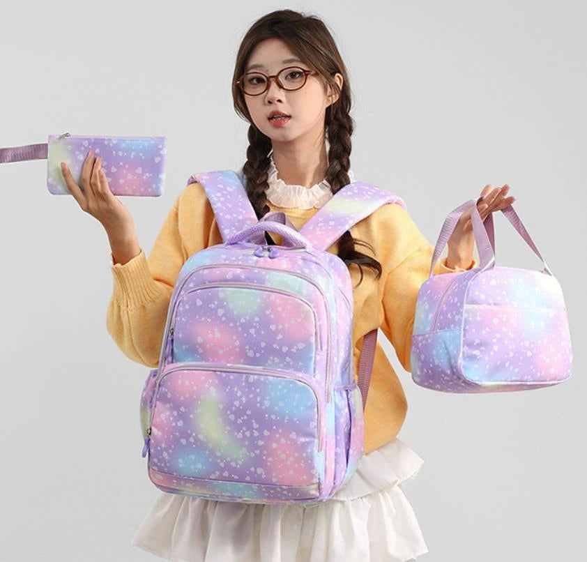 My Little Pony 3-Piece Kids Backpack Set – School Bag, Lunch Bag & Pencil Case