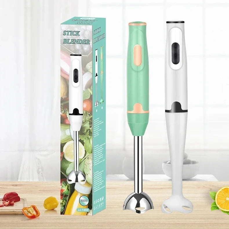 Immersion Hand Stick Blender — Electric Handheld Food & Vegetable Grinder for Smoothies & Sauces