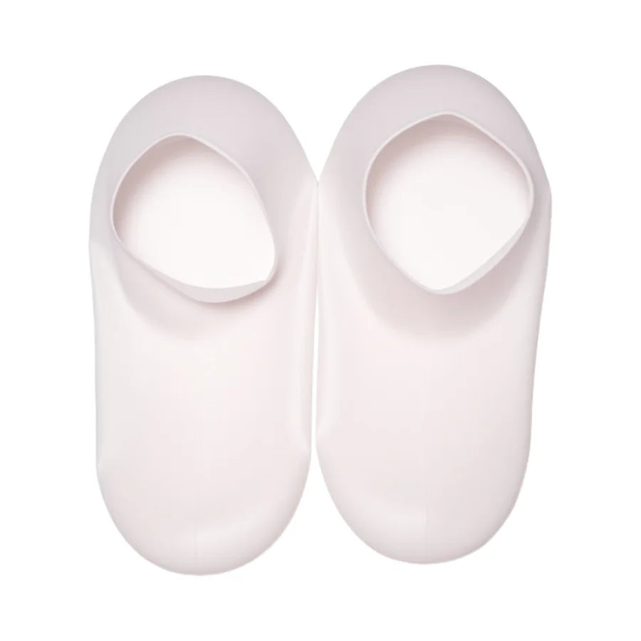 Soft Feet While You Sleep — Moisturizing Silicone Foot Socks | Dry & Cracked Heel Repair, Massage Texture, 7 Colors