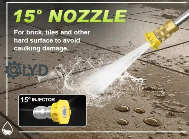 Electric Pressure Washer – Four Nozzles & Foam Cannon