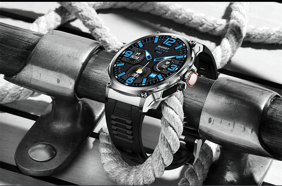Men's GPS Smart Watch | 1.85" HD AMOLED 710mAh Bluetooth Call Sport Smartwatch for Android & iOS