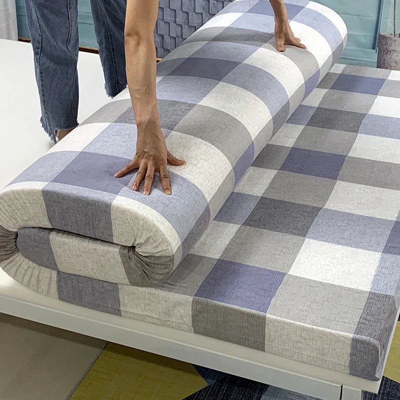 High-Resilience Foldable Sponge Mattress – Single & Double, 3cm to 10cm Thick