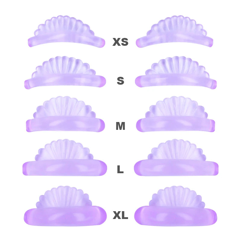 5-Pair Silicone Lash Lifting Perm Rods Set