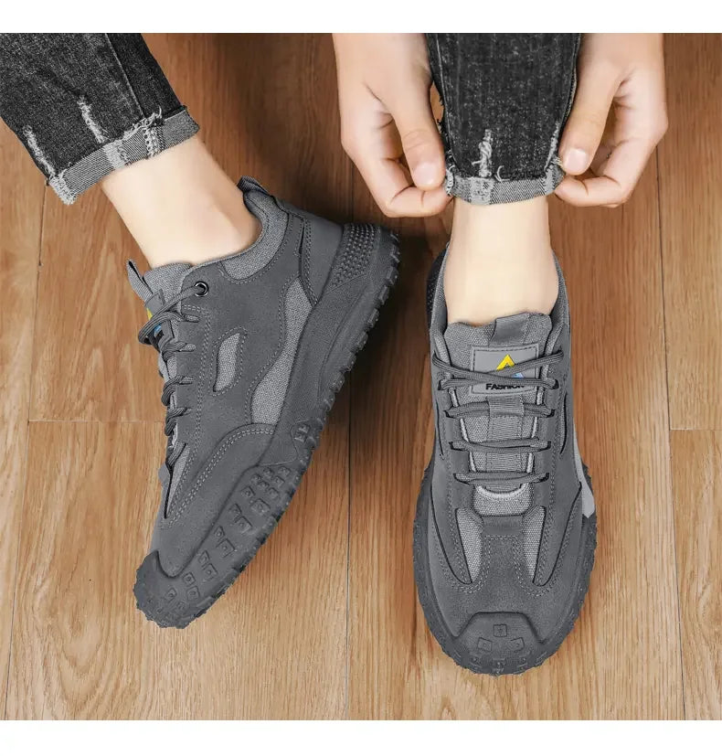 Men's Thick-Sole Anti-Slip Outdoor Platform Sport Shoes