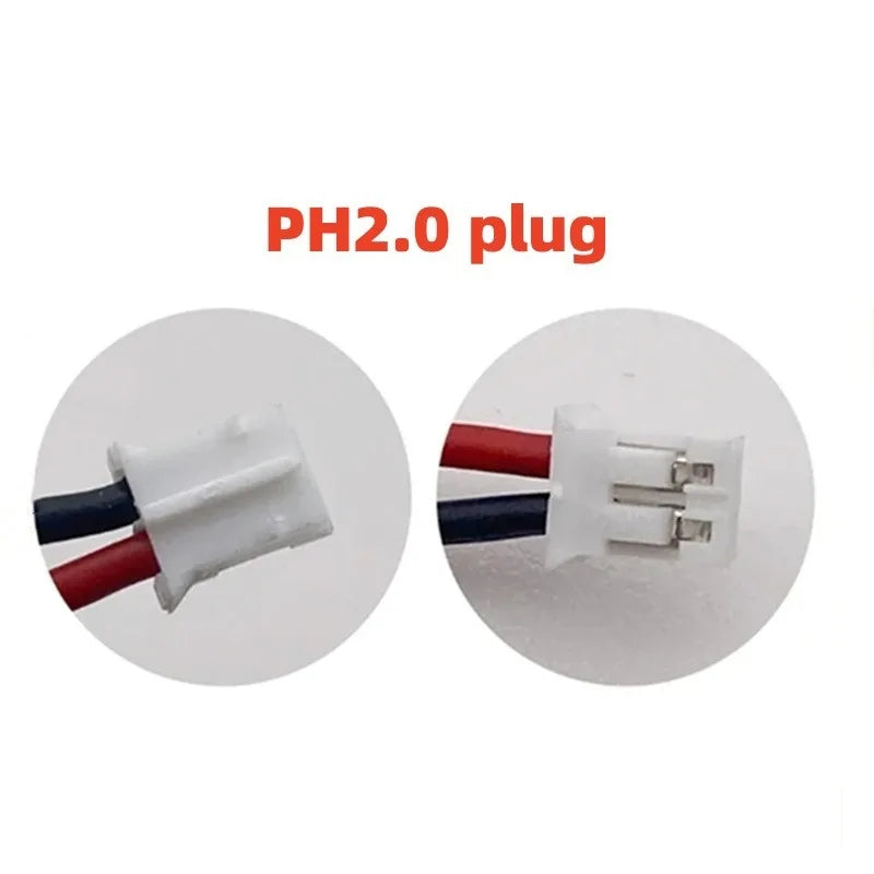 103450 3.7V 2000mAh Polymer Lithium Rechargeable Battery – JST PH 2.0mm 2-Pin for Camera GPS MP5 Bluetooth Headset