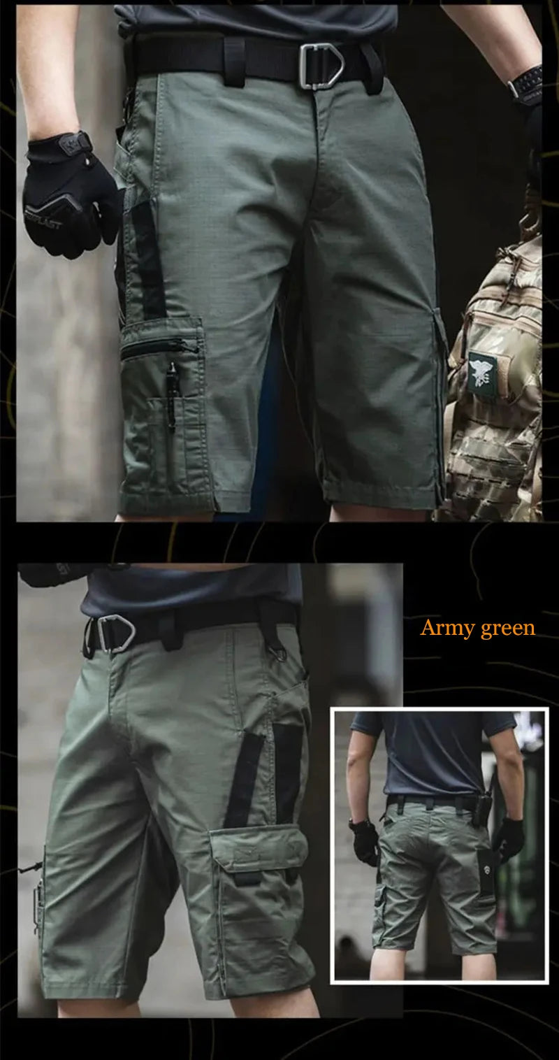 Men's Tactical Cargo Shorts with Pockets