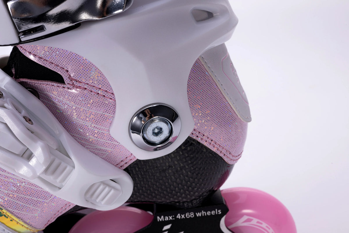 Pasica Carbon Fiber Inline Slalom Skates – Adjustable Children's Roller Skating Shoes for Sliding & Slalom