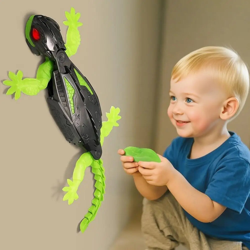 Wall Climbing RC Gecko Toy – Electric Remote Control Lizard Wall Crawler for Kids