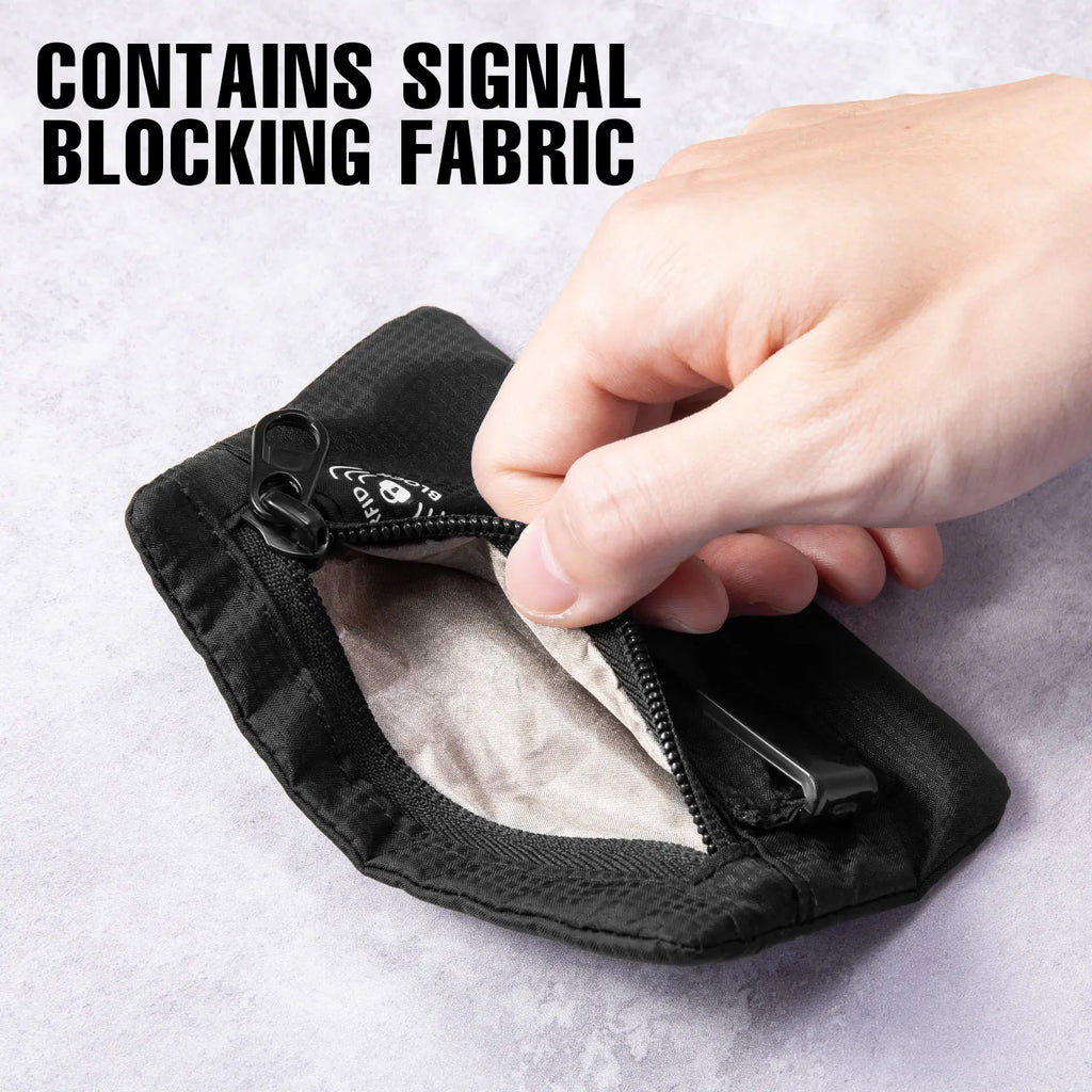 RFID Blocking Hidden Money Belt – Large Travel Pouch for Cards, Cash & Passport