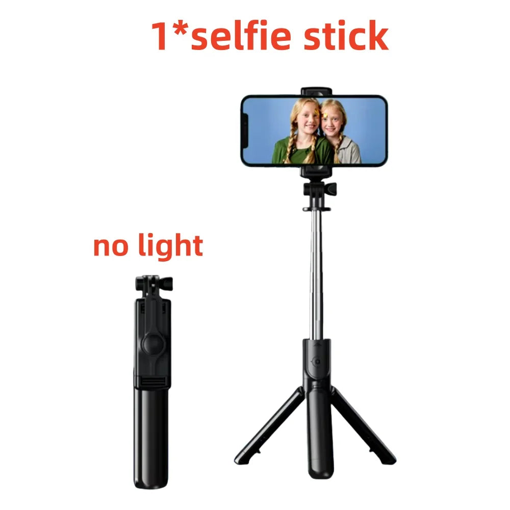 Smartphone Tripod Selfie Stick with Bluetooth Remote