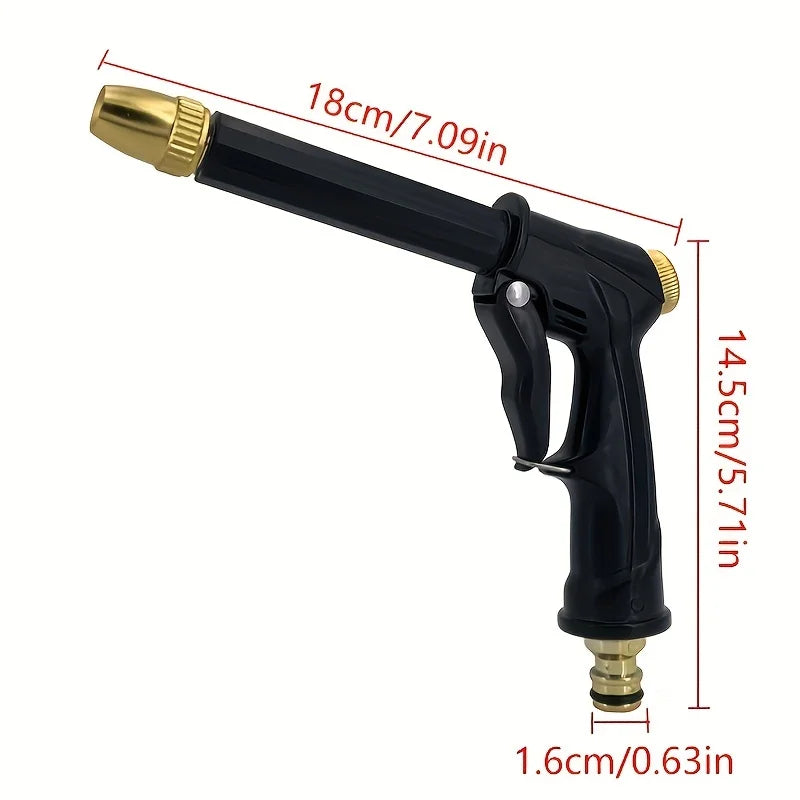 Expandable Magic Garden Hose with Spray Gun – Anti-UV Rubber, Anti-Kink, 25–150 ft, Car Wash & Outdoor Watering