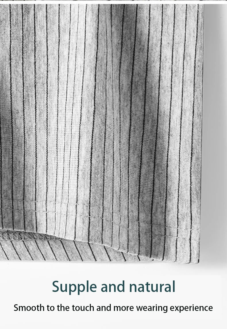 Men's Loose-Fit Striped Stretch Boxers, 4-Pack
