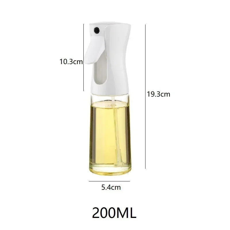 Spray Less. Cook Better. — Reusable Oil Mist Spray Bottle | Food Grade, Olive Oil & Vinegar Dispenser, 200/300/500ml, Black & White