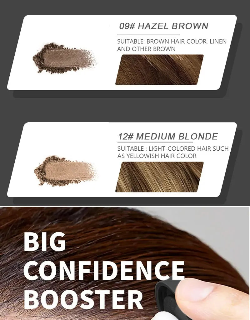 Hairline Shadow Powder — Waterproof Root Touch-Up for Thinning Hair