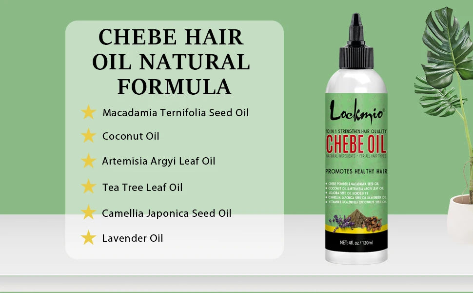 LOCKMIO Chebe Hair Oil for Scalp Soothing Nourishing Roots Hair Care Products for Men and Women Chebe Moisturizing Conditioner