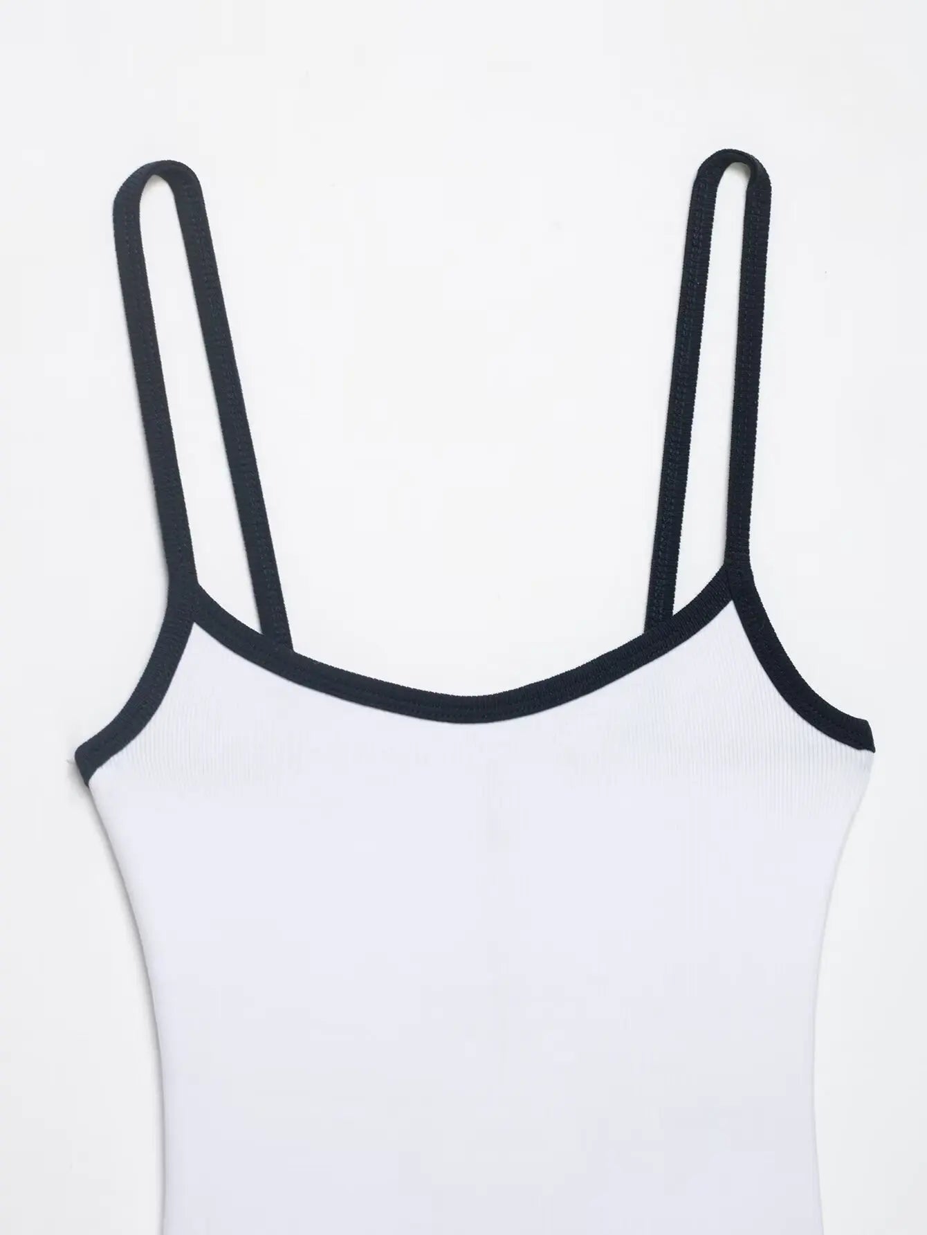 Women's Color-Blocked Strap Jumpsuit – Round Neck Cotton Blend Casual Romper 2026