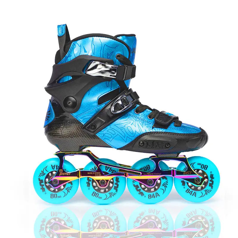 Carbon Fiber Roller Skates – Professional Flat Shoes for Adults & Children, Boys & Girls