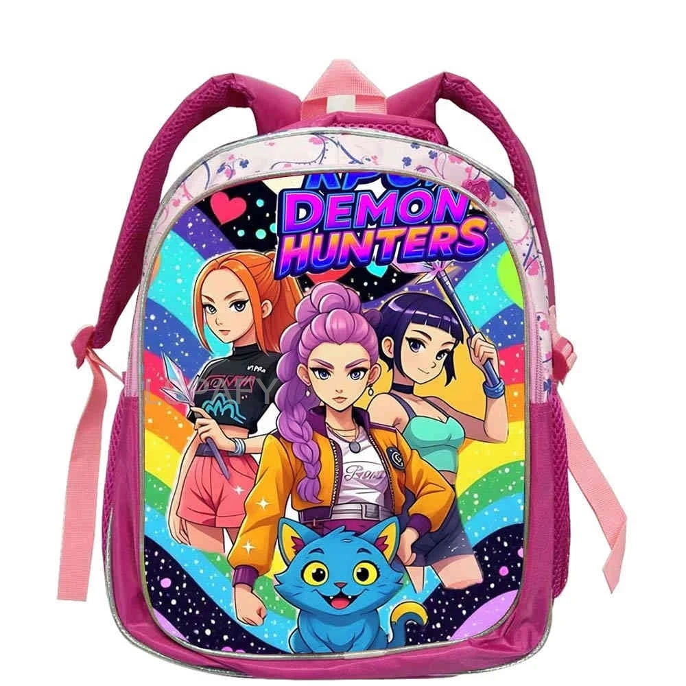 KPop Character Kids Backpack – Lightweight 12-Inch School Bag