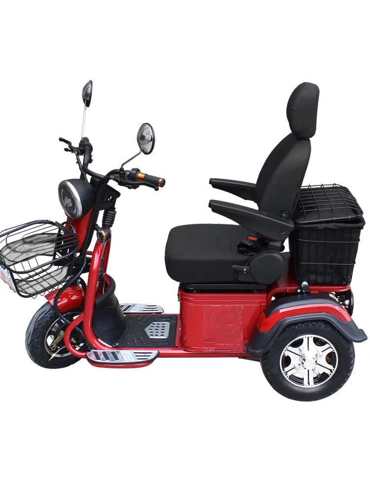 4-Wheel Mobility Scooter – 600W Motor, 40–50 km Range