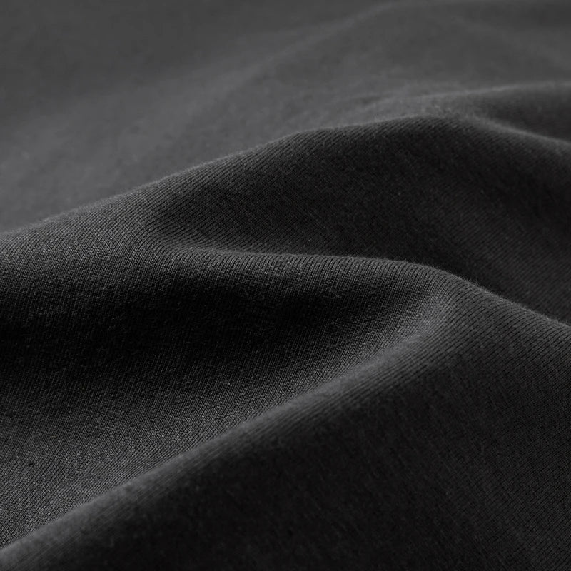 Men's Solid Color Round Neck Cotton Long Sleeve Tee — Everyday Essential