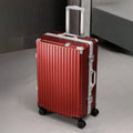 Aluminum Frame Trolley Luggage – USB & Combination Lock