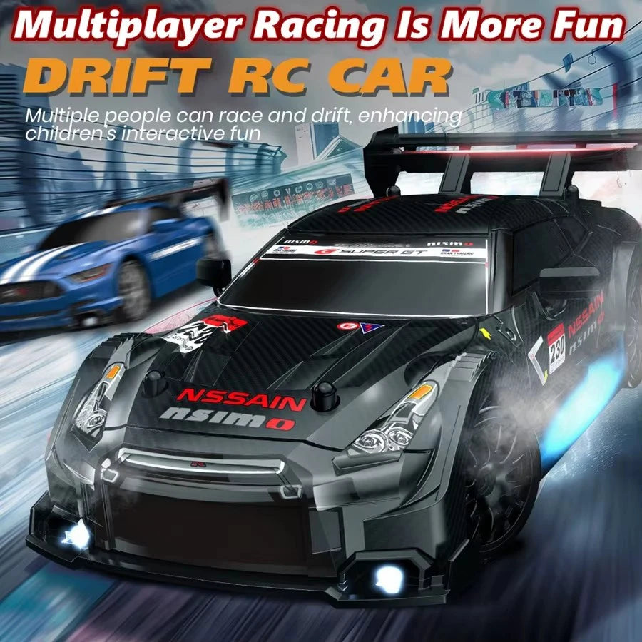 1:24 Scale 4WD RC Drift Car – 20KM/H High Speed LED Racing Vehicle