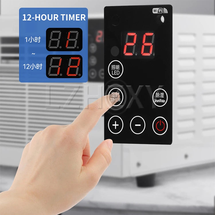 Portable Outdoor Air Conditioner — 1876 BTU Mosquito Net AC for Tent, Dormitory & Indoor Drainless Cooling