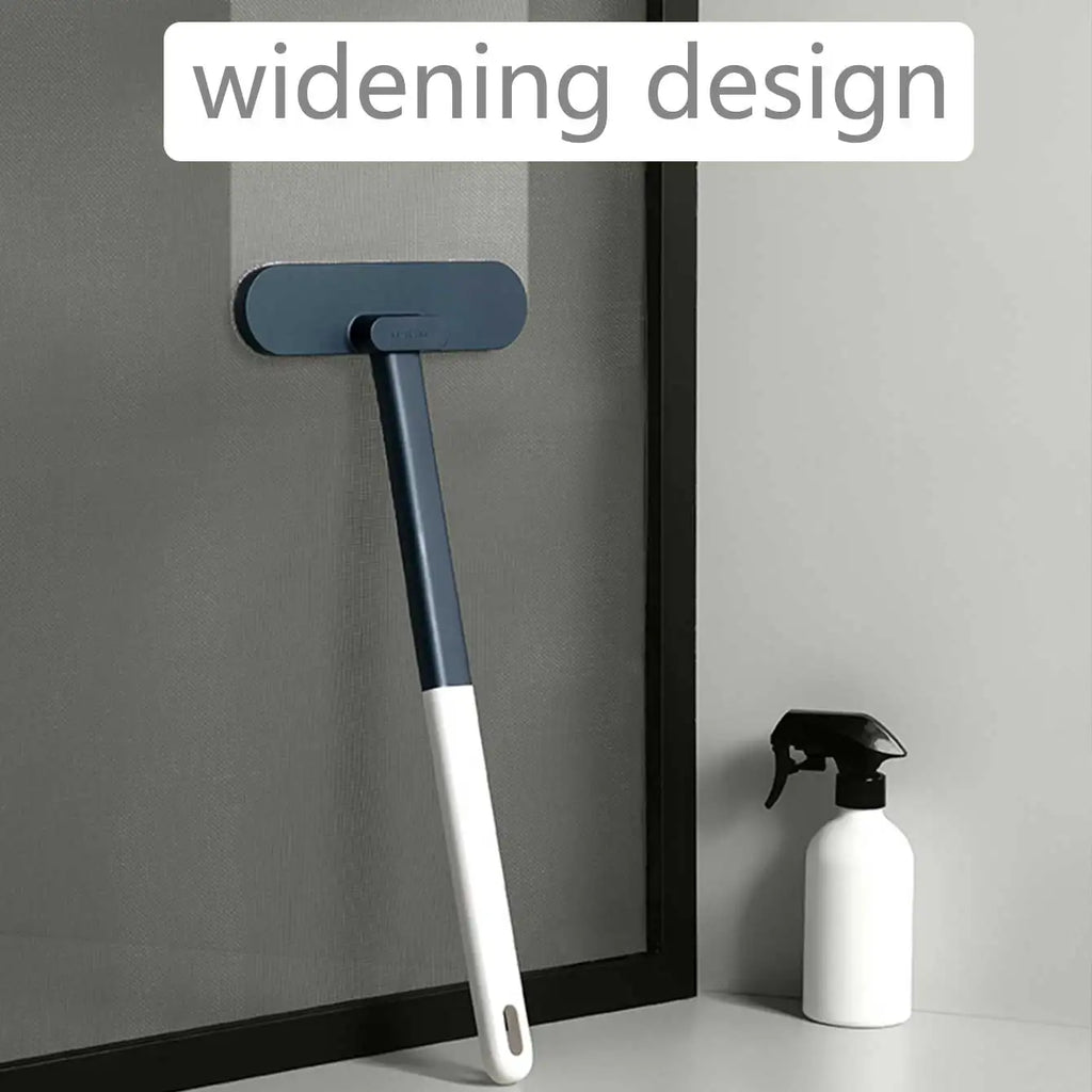 Multifunctional Long Handle Window Brush – Wet & Dry Glass, Sofa, Wall & Pet Hair Cleaning Brush